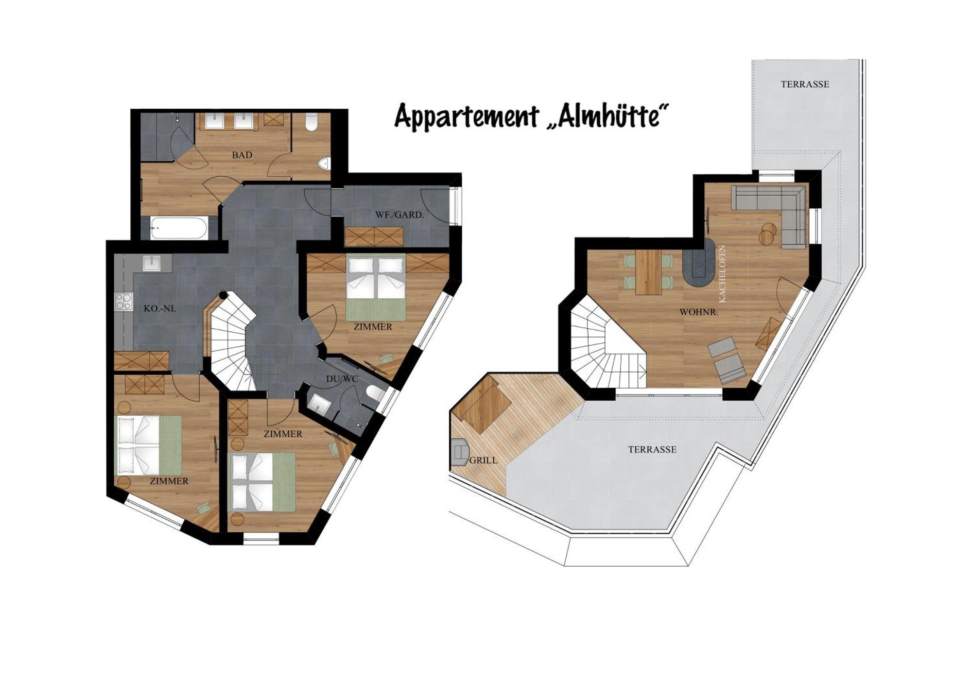 Apartment Luxus Almhütte *